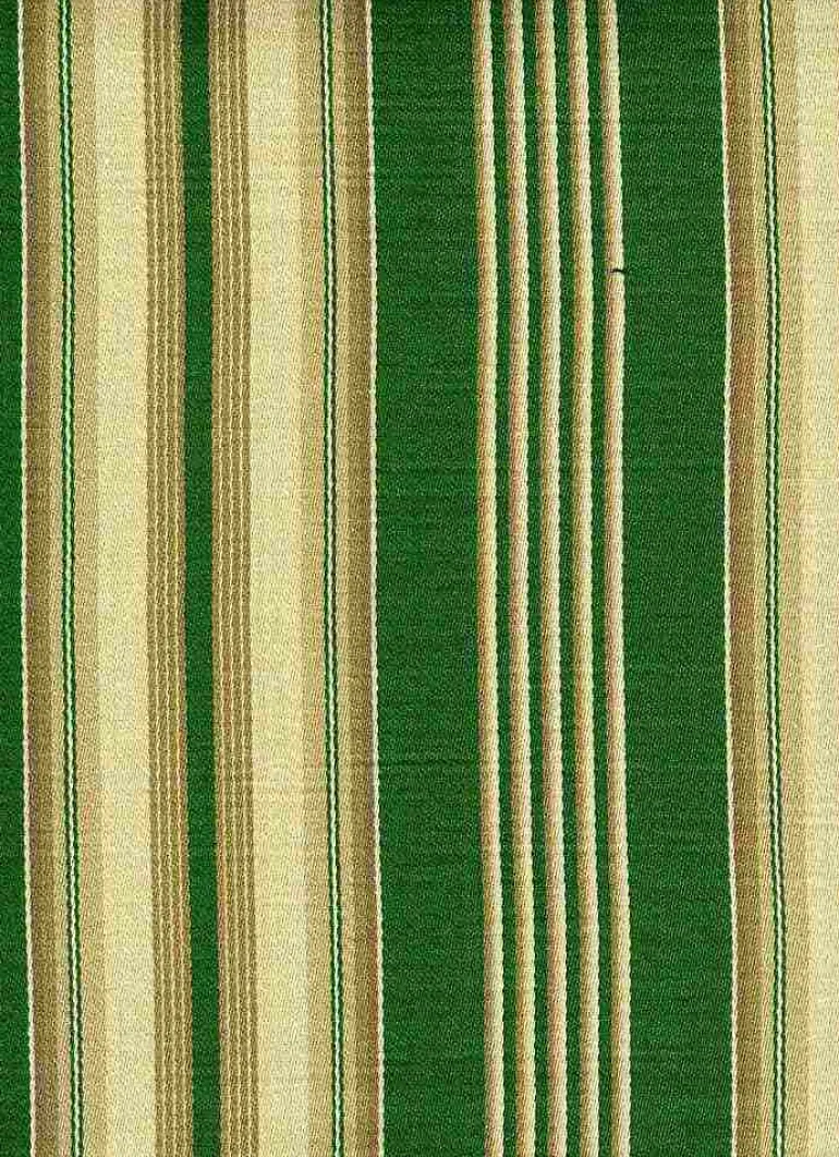 Bordeaux Stripe Emerald Laura Kiran Fabric