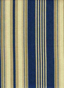 Bordeaux Stripe Royal Blue Laura Kiran Fabric
