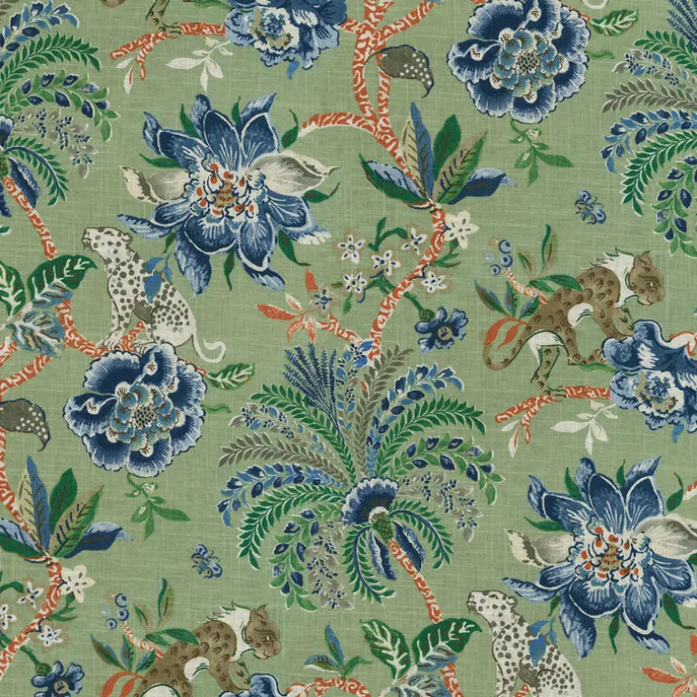 Braganza 750682 Endive Williamsburg Fabric