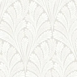 BW3952 Neutral Pearl Shell Damask Wallpaper