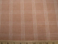Catalina Check Clay P Kaufmann Fabric
