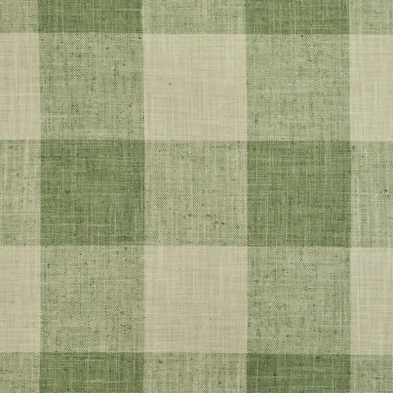 Check Please Aloe Kaufmann Fabric
