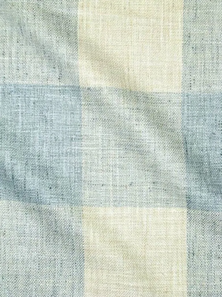 Check Please Lagoon P Kaufmann Fabric