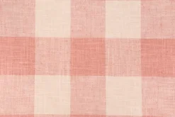 Check Please Plus Soft Coral Kaufmann Fabric