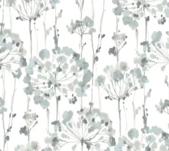 CI2426 Blue Gray Flourish Wallpaper