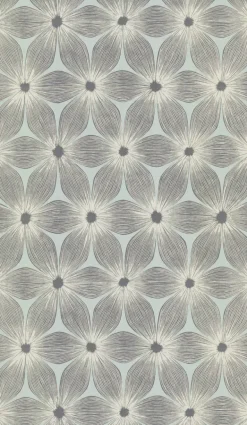 CI2303 Blue Silver Everlasting Wallpaper