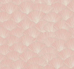 CI2334 Coral Luminous Ginkgo Wallpaper