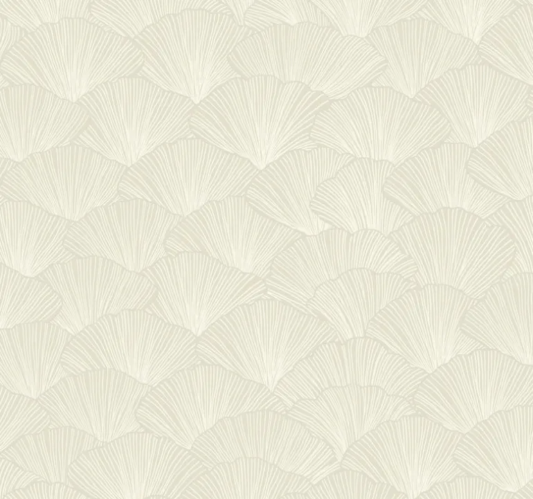 CI2331 Taupe Luminous Ginkgo Wallpaper