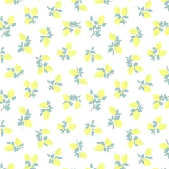 Citron Off-White Juicy Lemon Wallpaper