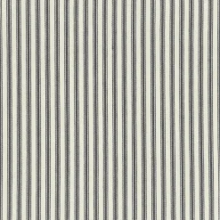Classic Ticking Black Waverly Fabric