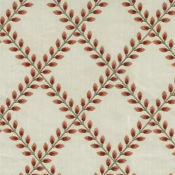 Clover Lane Emb 410570 Coral PK Lifestyles Fabric