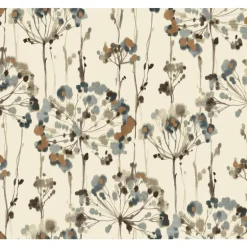 CN2100 Teal Flourish Wallpaper