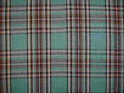 Cotswald Plaid Aqua Laura Kiran Fabric