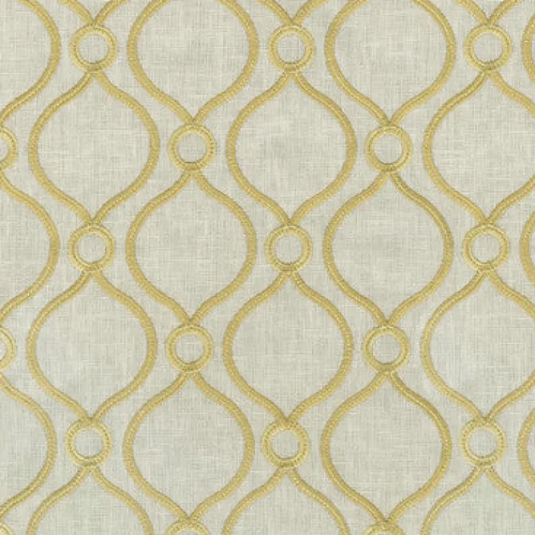 Curveball Emb 410601 Gold PK Lifestyles Fabric