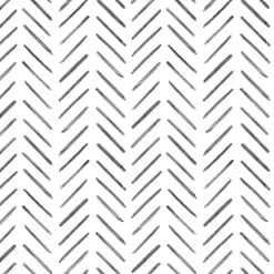 CV4454 Black Painted Herringbone Wallpaper