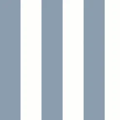 CV4443 Blue Awning Stripe Wallpaper