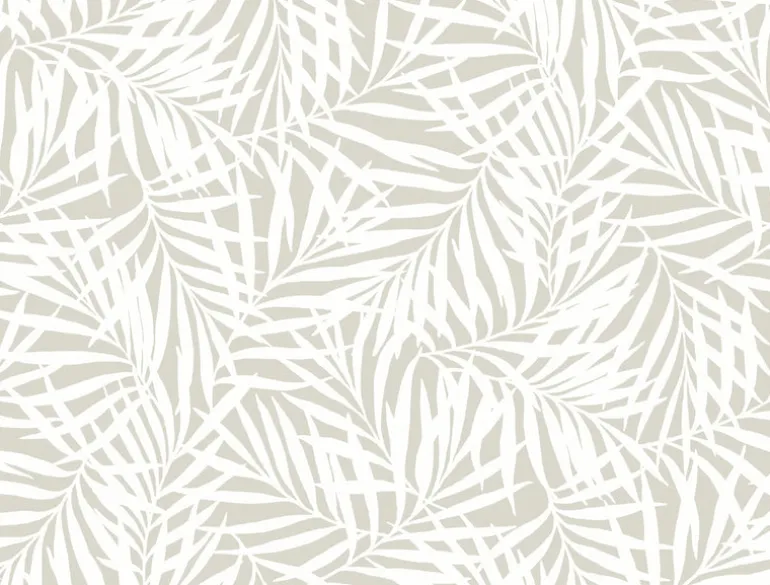 CV4436 Cream Off White Oahu Fronds Wallpaper