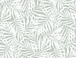 CV4434 Light Green White Oahu Fronds Wallpaper