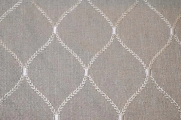 Deane Embroidery Flint Waverly Fabric