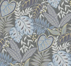 Denim Jasmine Wallpaper