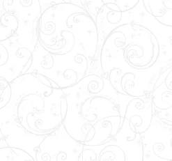 DI0906 White/Glitter Disney Princess Perfect Scroll Wallpaper