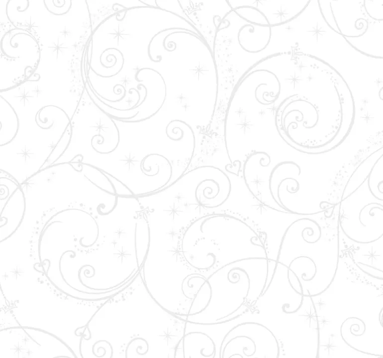 DI0906 White/Glitter Disney Princess Perfect Scroll Wallpaper