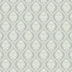 DM5028 Green Petite Ogee Wallpaper