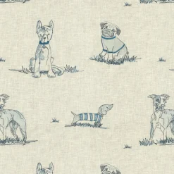 Dog Days EMB Porcelain P/K Lifestyles Fabric