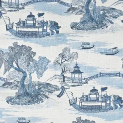 Dragon Boat Chambray Regal Fabric