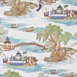Dragon Boat Mineral Regal Fabric