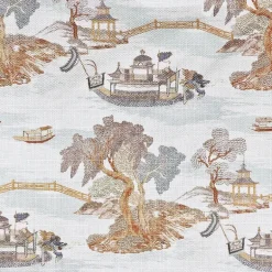 Dragon Boat Parchment Regal Fabric