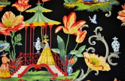 East Of The Moon Night Waverly Fabric