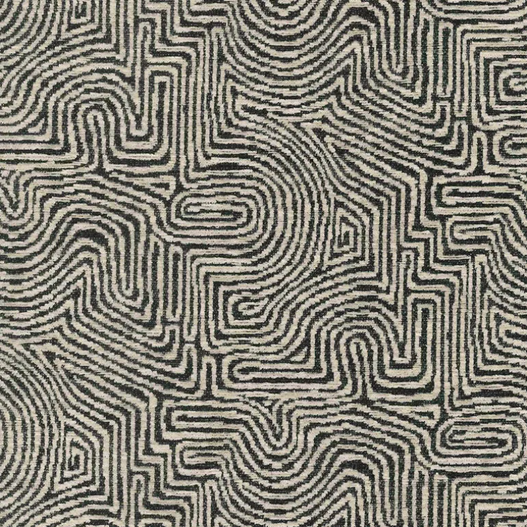 Eli Black Regal Fabric