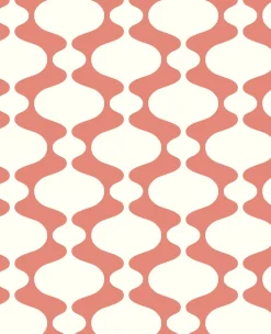 Emilio Coral Retro Wallpaper