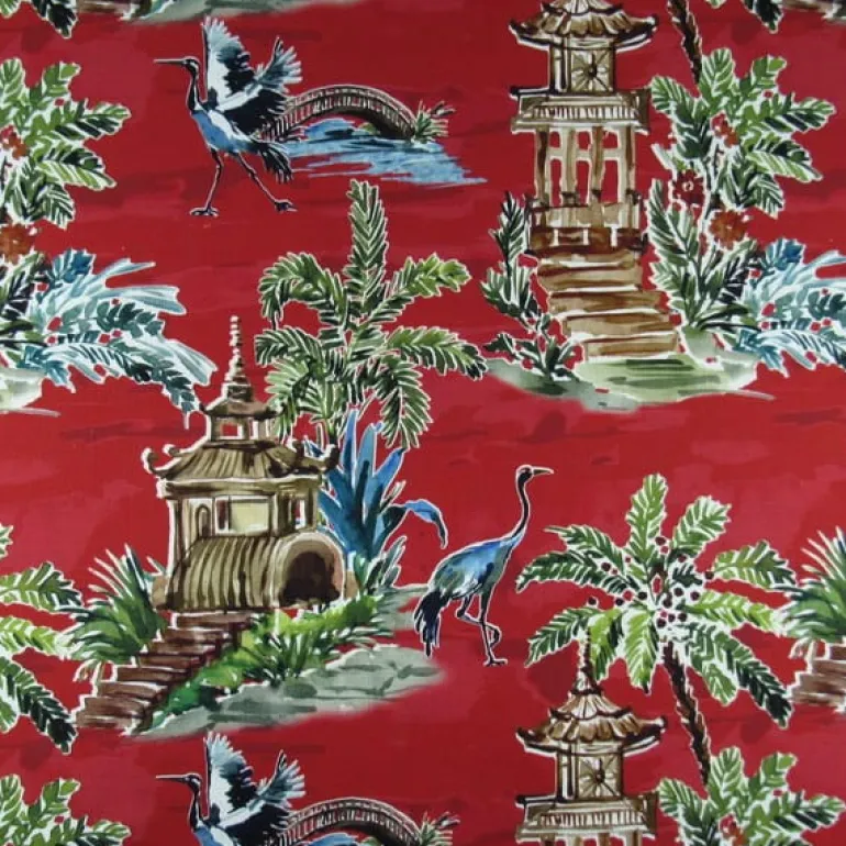 Emperor Ruby Hamilton Fabric