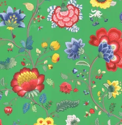 Epona Green Floral Fantasy Wallpaper