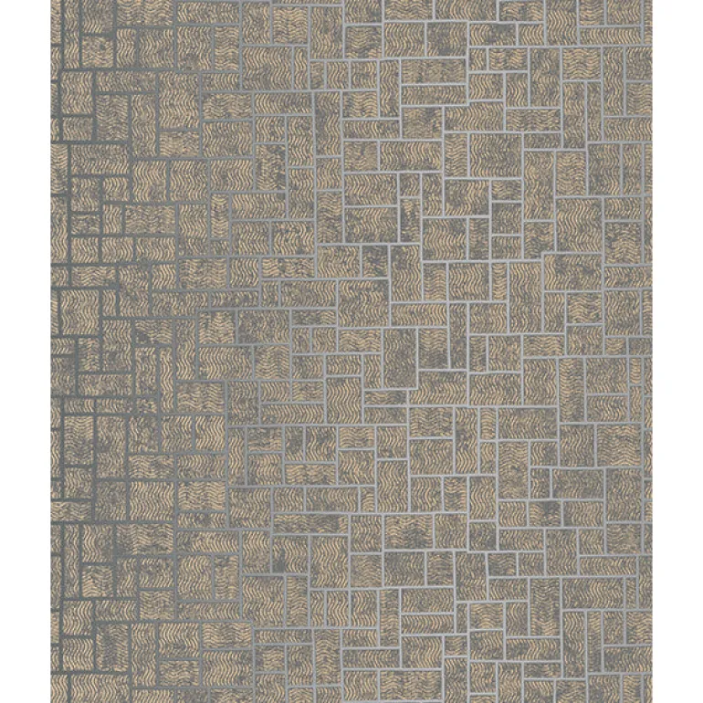 Evolve Etude Charcoal Geometric Wallpaper