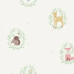 FA41105 Furry Friends Wallpaper