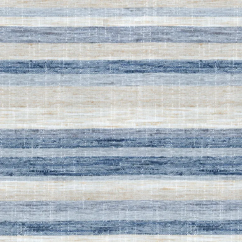 Faded Stripe 180042 Indigo Novogratz Fabric