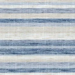 Faded Stripe Indigo Waverly Fabric
