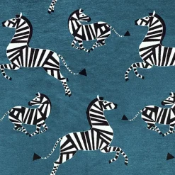 Fanfare Teal Regal Fabric