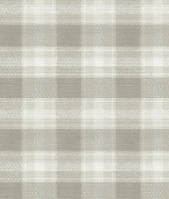 FH4083 Linen Woven Buffalo Check Wallpaper