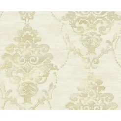 FI71014 Impressionist Damask Wallpaper