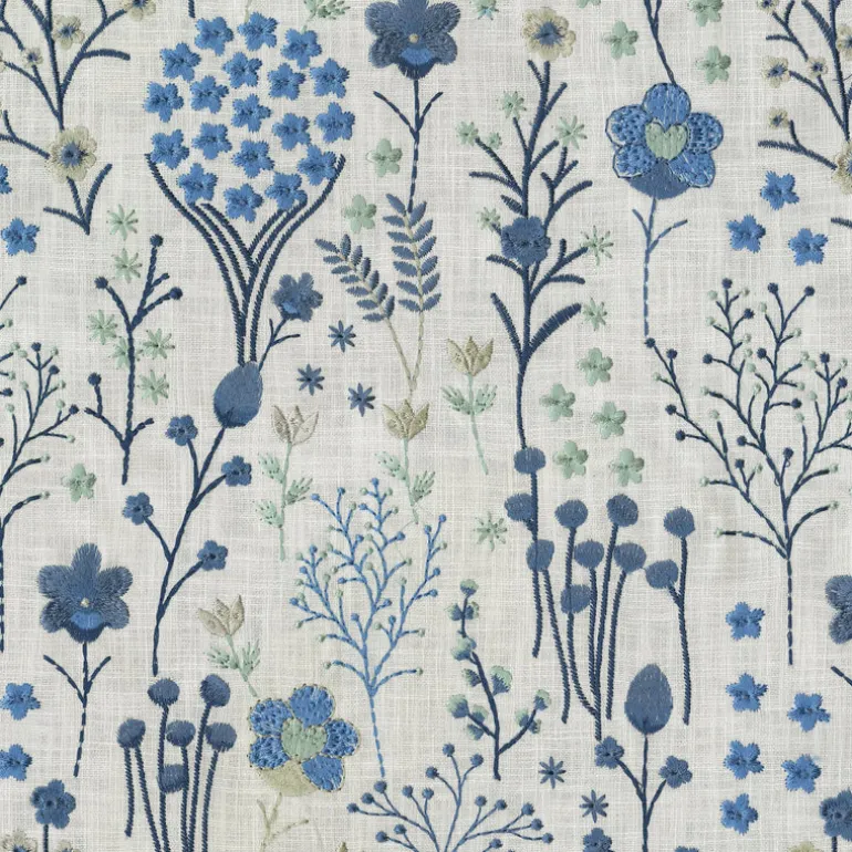Floral Feast Emb 410521 Porcelain PK Lifestyles Fabric