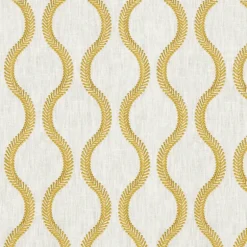 Flourish Emb Gold P/K Lifestyles Fabric