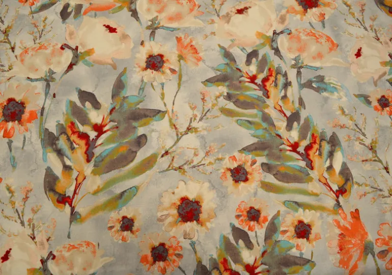 Flower Mania Shell Waverly Fabric