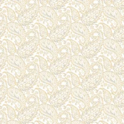 For Your Bath III Adrian Honey Paisley Wallpaper
