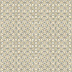 For Your Bath III Audra Mustard Floral Wallpaper