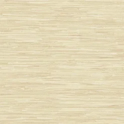 For Your Bath III Natalie Taupe Faux Grasscloth Wallpaper