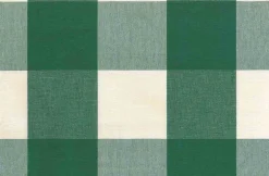 Four Inch Check 3170 Kelly Green Laura Kiran Fabric